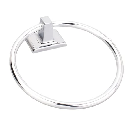 Elements Bridgeport Polished Chrome Towel Ring - Retail Packaged 2PK BHE1-06PC-R